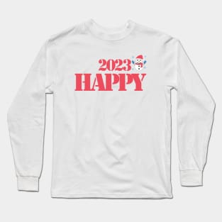 happy 2023 Long Sleeve T-Shirt